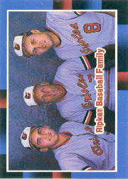 1988 Donruss Baseball Cards    625     The Ripken Family